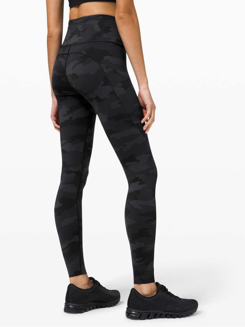 Lululemon Fast and Free Tight 28" *Non-Reflective Heritage 365 Camo Deep Coal